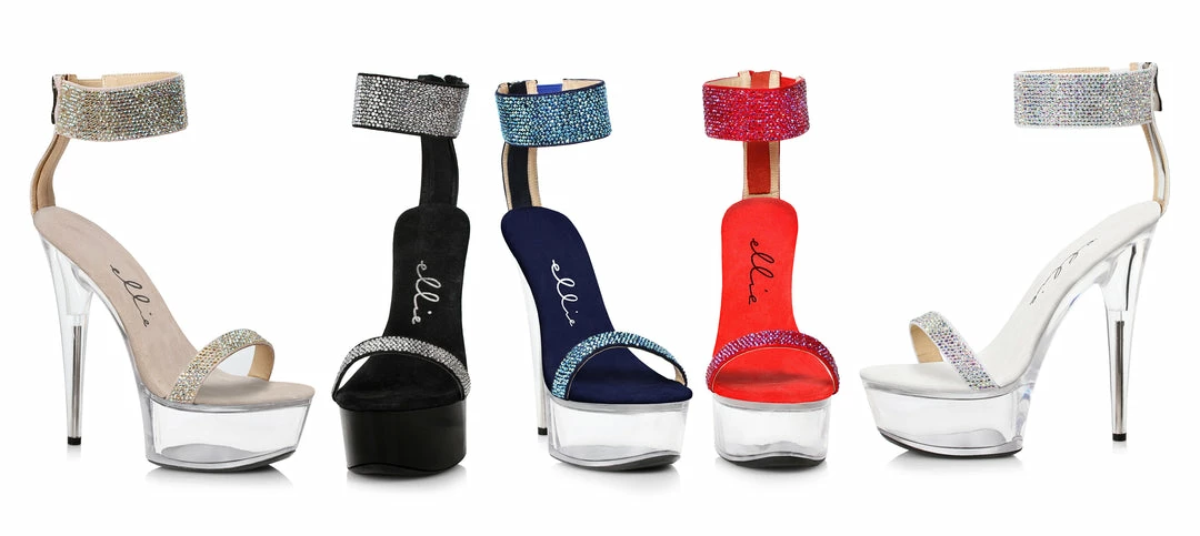 Ellie Shoes 6” Heels 609-Anika 8 Ellie Shoes 6” Heels 609-Anika