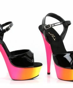 Ellie Shoes 6” Heels 609-Sunrise