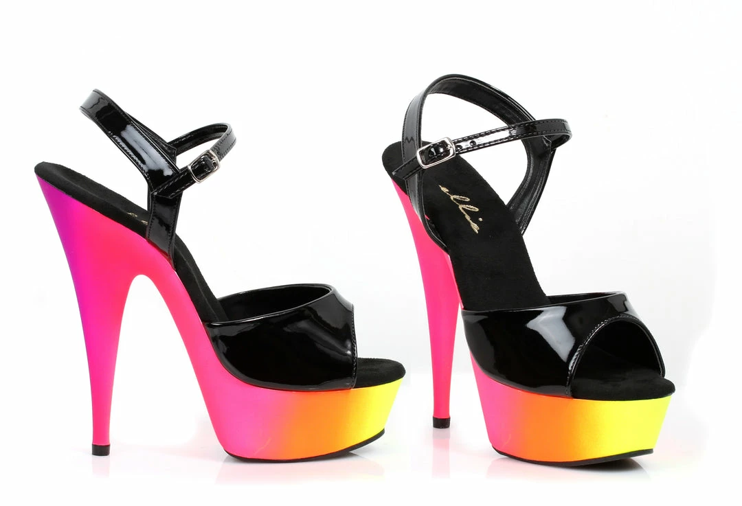 Ellie Shoes 6” Heels 609-Sunrise 4 Ellie Shoes 6” Heels 609-Sunrise