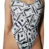 Cleo X Heel Bangers Money Print Thong Bodysuit 1 Cleo X Heel Bangers Money Print Thong Bodysuit