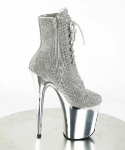 Pleaser 8” Heels Flamingo 1020CHRS