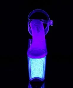 Pleaser 8” Heels Flamingo 808UVG