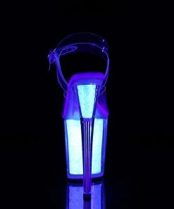 Pleaser 8” Heels Flamingo 808UVG