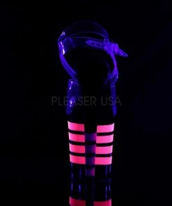 Pleaser Flamingo 808UVLN 8” Heels