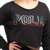 Twisted Polerina POLE Cropped Sweatshirt