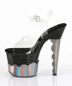 Pleaser Scallop 708-2HGM 7” Heels 36 Pleaser Scallop 708-2HGM 7” Heels