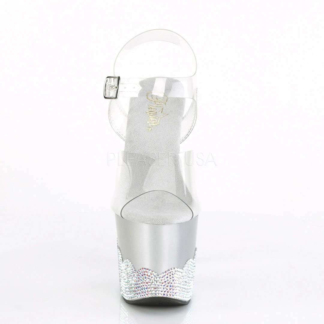 Pleaser 7” Heels Scallop 708-2RS 4 Pleaser 7” Heels Scallop 708-2RS