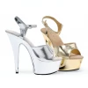 Ellie Shoes 609-Chrome 6” Heels 2 Ellie Shoes 609-Chrome 6” Heels
