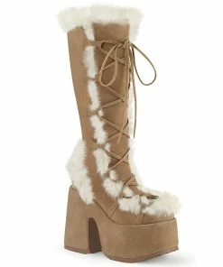 Demonia 5” Heels Camel 311