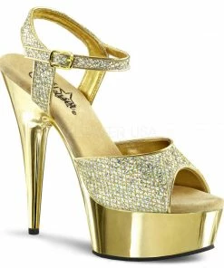 Pleaser Delight 609G 6” Heels