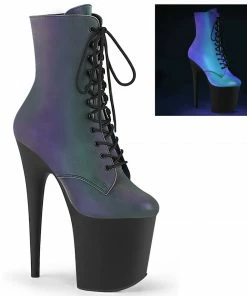 Pleaser Flamingo 1020REFL 8” Heels