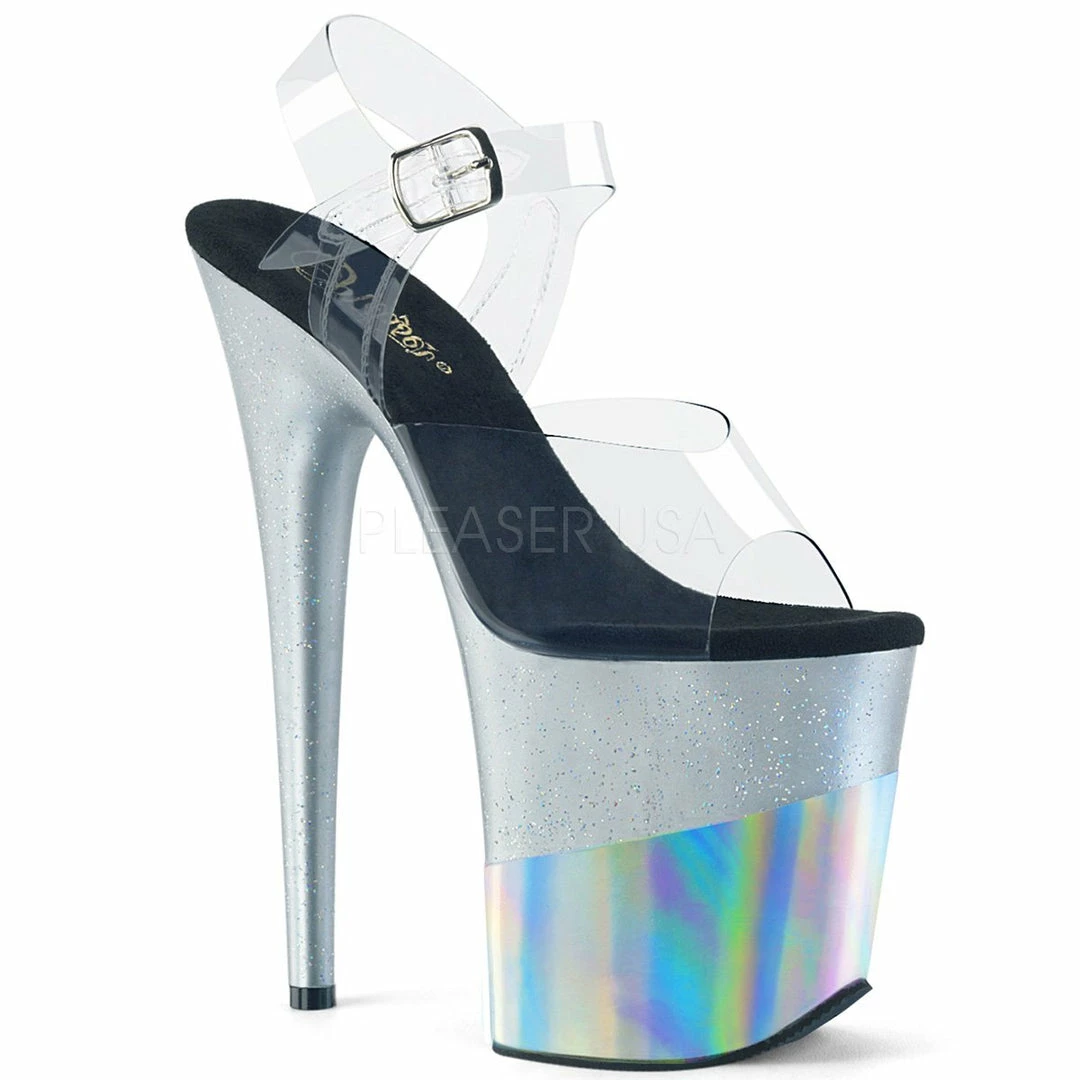 Pleaser 8” Heels Flamingo 808-2HGM 10 Pleaser 8” Heels Flamingo 808-2HGM