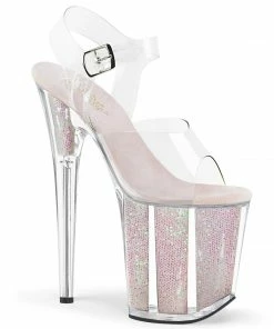 Pleaser 8” Heels Flamingo 808G