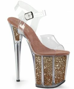 Pleaser 8” Heels Flamingo 808G