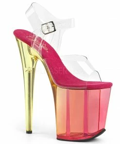 Pleaser 8” Heels Flamingo 808MCT