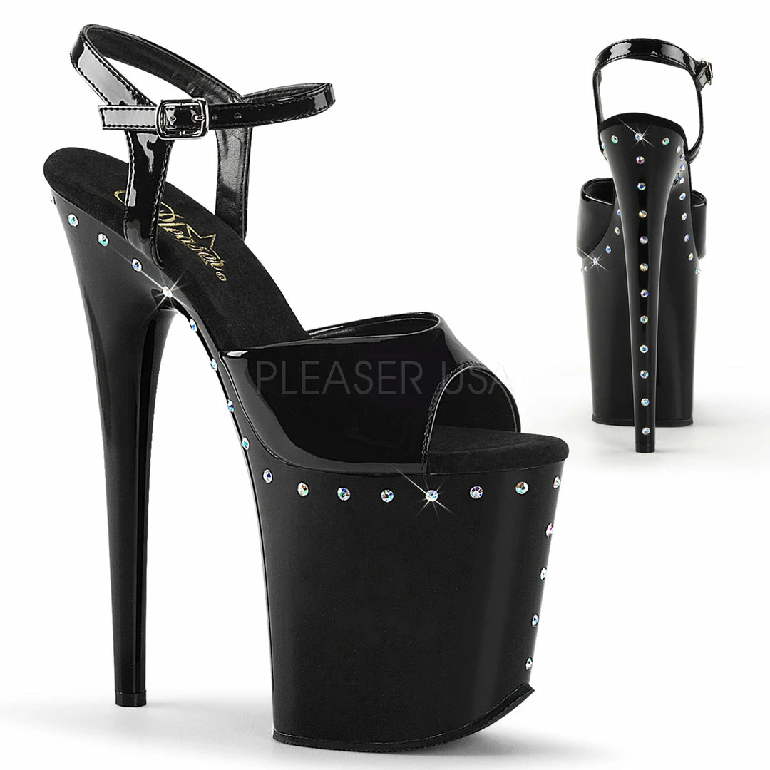 Pleaser Flamingo 809ABLS 8” Heels 3 Pleaser Flamingo 809ABLS 8” Heels