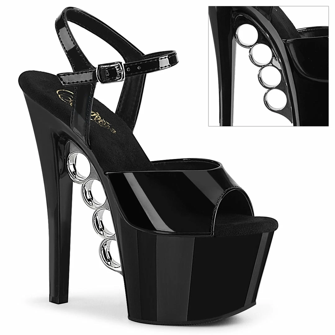 Pleaser 7” Heels Knucks 709 3 Pleaser 7” Heels Knucks 709
