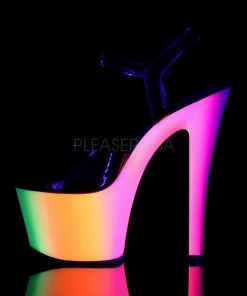Pleaser 7” Heels Rainbow 309UV