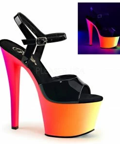 Pleaser 7” Heels Rainbow 309UV