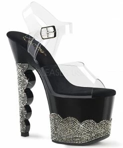 Pleaser 7” Heels Scallop 708-2RS 14 Pleaser 7” Heels Scallop 708-2RS