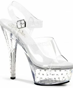 Pleaser 6” Heels Stardust 608