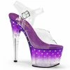 Pleaser Stardust 708T 7” Heels 2 Pleaser Stardust 708T 7” Heels