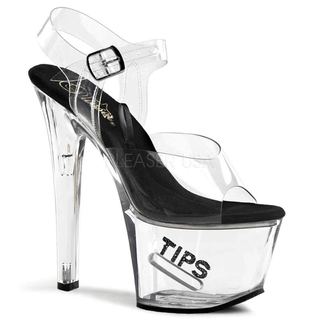 Pleaser 7” Heels Tipjar 708-5 3 Pleaser 7” Heels Tipjar 708-5